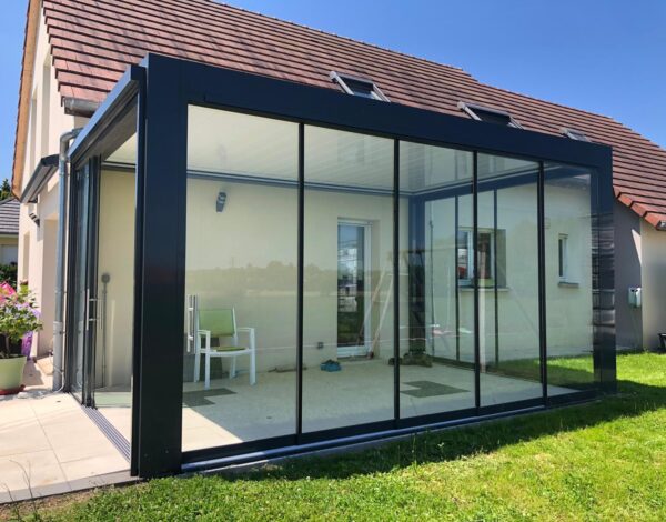 pergola avec vitrage